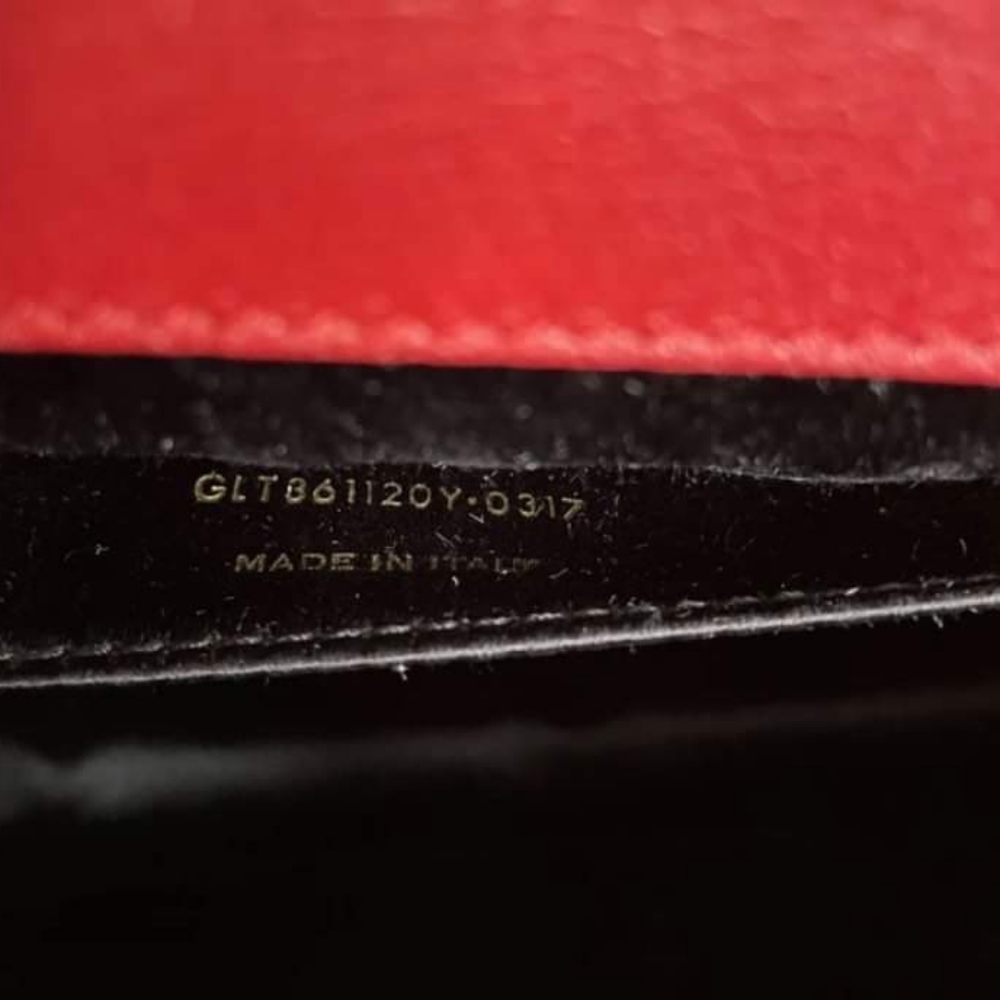 Saint Laurent red belle DE Jour clutch - Picture 5 of 8